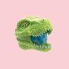 green dino head