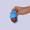 blue dino head